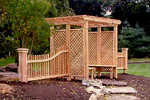 Wood arbor